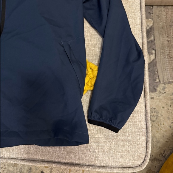 Three Sixty Six Men’s Vented, Dry Fit, 1/4 Zip Golf Jacket -(Navy) Size Large - Picture 9 of 13